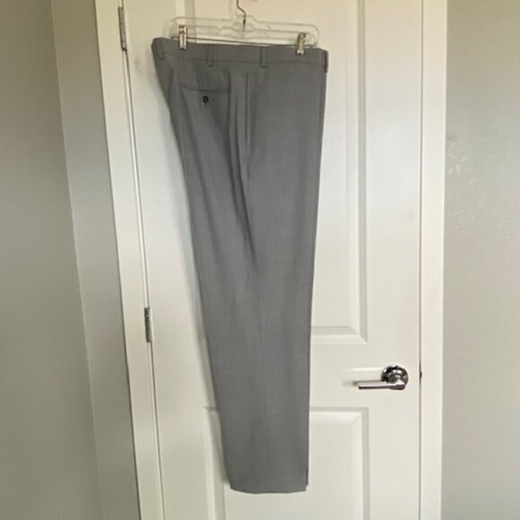 CALVIN KLEIN Men's Slim Fit Gray Grey Wool Blend Dress Pants Slacks 42 x 32 - Picture 5 of 12